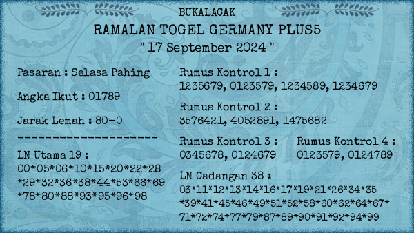 Prediksi Germany Plus5