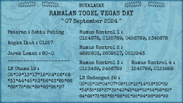 Prediksi Vegas Day